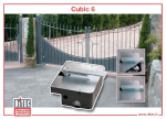 Ditec ~ CUBIC 6 Installations Beispiel Nr 1